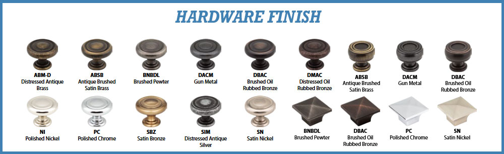 Choose a Hardware Finish