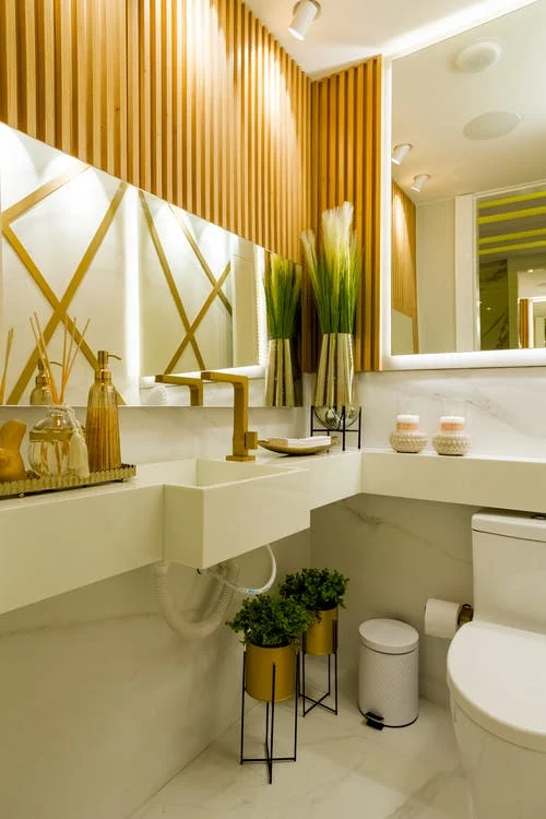 Bathroom makeover tip - Bathroom plants